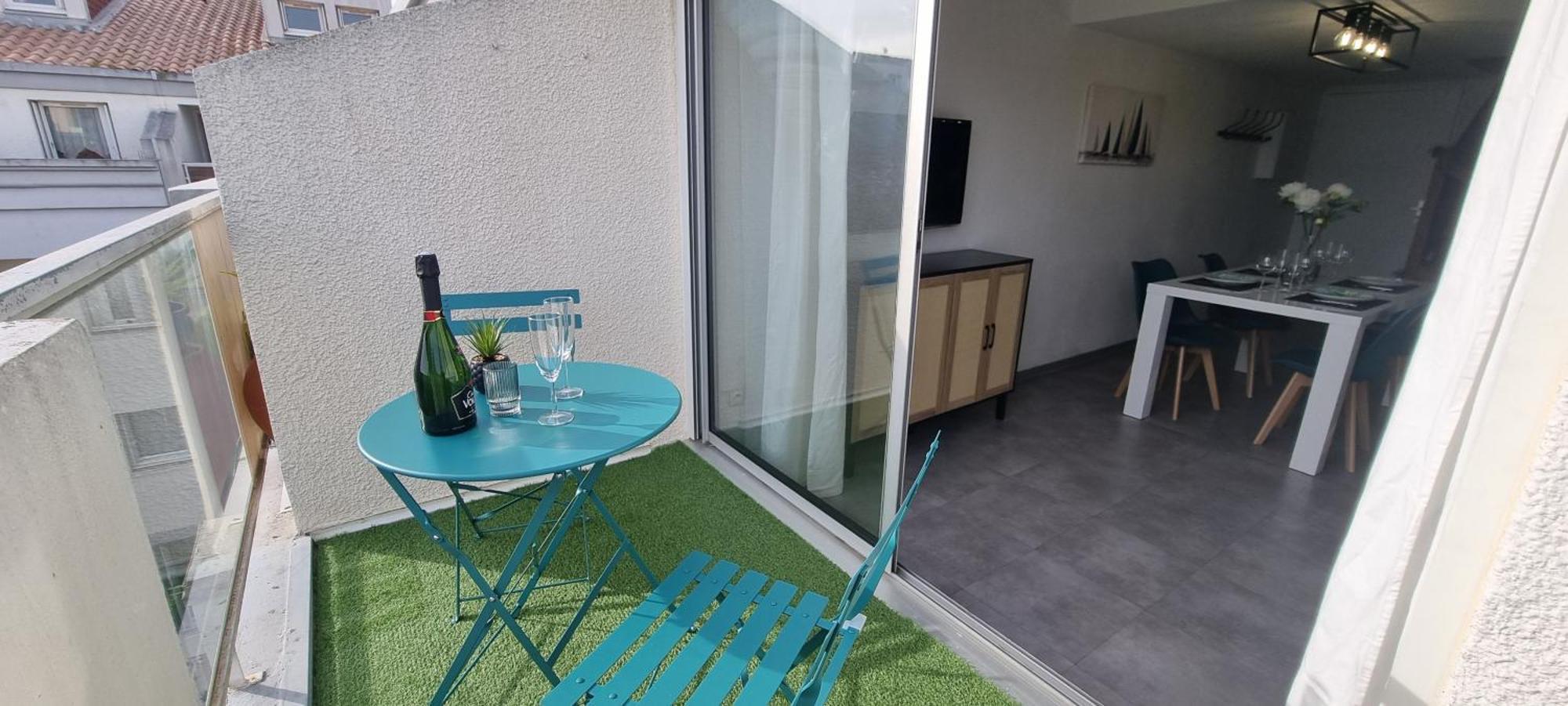 L'Ophelia Duplex Dernier Etage Balcon Centre Climatisation Apartman Sète Kültér fotó