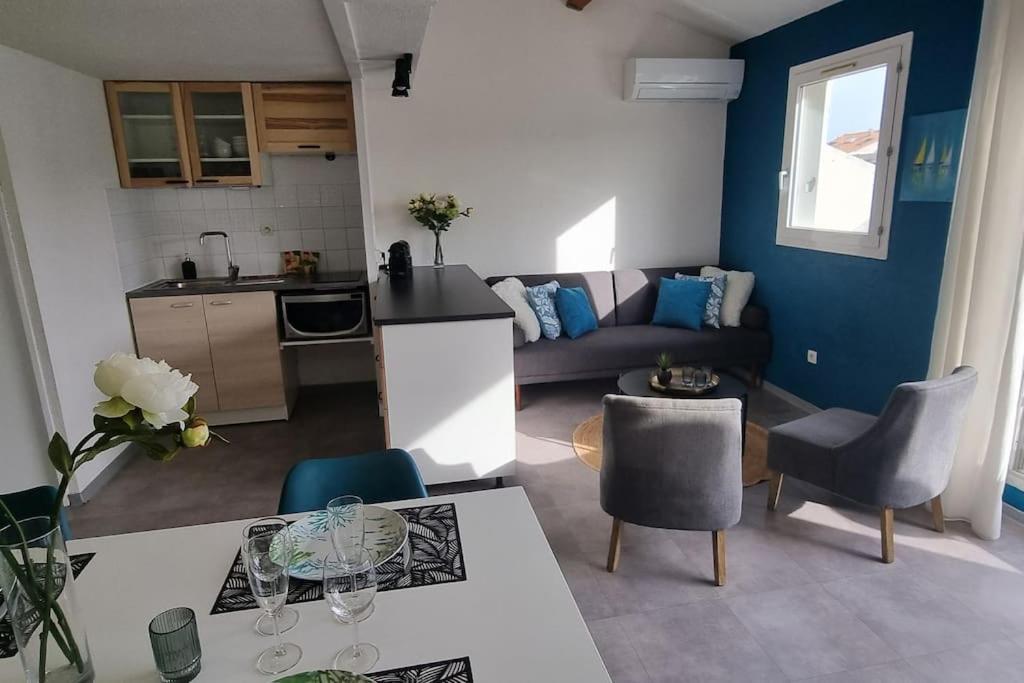 L'Ophelia Duplex Dernier Etage Balcon Centre Climatisation Apartman Sète Kültér fotó